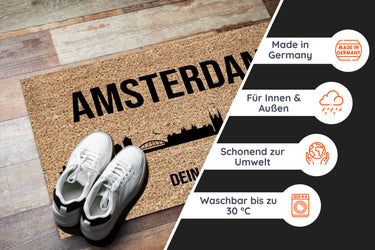 Fußmatte Amsterdam Skyline